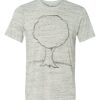 White Marble Unisex Poly-Cotton Short-Sleeve T-Shirt Thumbnail