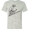 White Marble Unisex Poly-Cotton Short-Sleeve T-Shirt Thumbnail