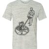White Marble Unisex Poly-Cotton Short-Sleeve T-Shirt Thumbnail