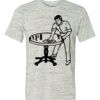 White Marble Unisex Poly-Cotton Short-Sleeve T-Shirt Thumbnail