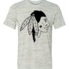 White Marble Unisex Poly-Cotton Short-Sleeve T-Shirt Thumbnail