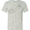 White Marble Unisex Poly-Cotton Short-Sleeve T-Shirt Thumbnail