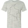 White Marble Unisex Poly-Cotton Short-Sleeve T-Shirt Thumbnail
