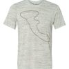 White Marble Unisex Poly-Cotton Short-Sleeve T-Shirt Thumbnail