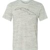 White Marble Unisex Poly-Cotton Short-Sleeve T-Shirt Thumbnail