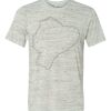 White Marble Unisex Poly-Cotton Short-Sleeve T-Shirt Thumbnail