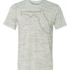 White Marble Unisex Poly-Cotton Short-Sleeve T-Shirt Thumbnail