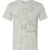 White Marble Unisex Poly-Cotton Short-Sleeve T-Shirt Thumbnail
