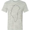 White Marble Unisex Poly-Cotton Short-Sleeve T-Shirt Thumbnail