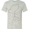 White Marble Unisex Poly-Cotton Short-Sleeve T-Shirt Thumbnail