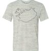 White Marble Unisex Poly-Cotton Short-Sleeve T-Shirt Thumbnail