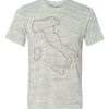 White Marble Unisex Poly-Cotton Short-Sleeve T-Shirt Thumbnail