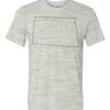 White Marble Unisex Poly-Cotton Short-Sleeve T-Shirt Thumbnail