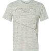 White Marble Unisex Poly-Cotton Short-Sleeve T-Shirt Thumbnail