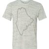White Marble Unisex Poly-Cotton Short-Sleeve T-Shirt Thumbnail