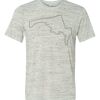 White Marble Unisex Poly-Cotton Short-Sleeve T-Shirt Thumbnail