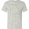 White Marble Unisex Poly-Cotton Short-Sleeve T-Shirt Thumbnail