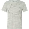 White Marble Unisex Poly-Cotton Short-Sleeve T-Shirt Thumbnail