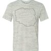 White Marble Unisex Poly-Cotton Short-Sleeve T-Shirt Thumbnail