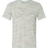 White Marble Unisex Poly-Cotton Short-Sleeve T-Shirt Thumbnail