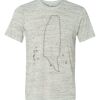White Marble Unisex Poly-Cotton Short-Sleeve T-Shirt Thumbnail