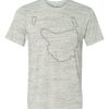 White Marble Unisex Poly-Cotton Short-Sleeve T-Shirt Thumbnail