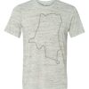 White Marble Unisex Poly-Cotton Short-Sleeve T-Shirt Thumbnail