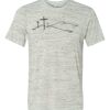 White Marble Unisex Poly-Cotton Short-Sleeve T-Shirt Thumbnail
