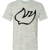 White Marble Unisex Poly-Cotton Short-Sleeve T-Shirt Thumbnail