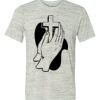 White Marble Unisex Poly-Cotton Short-Sleeve T-Shirt Thumbnail