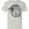 White Marble Unisex Poly-Cotton Short-Sleeve T-Shirt Thumbnail