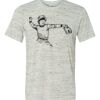 White Marble Unisex Poly-Cotton Short-Sleeve T-Shirt Thumbnail