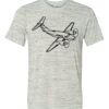 White Marble Unisex Poly-Cotton Short-Sleeve T-Shirt Thumbnail