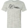 White Marble Unisex Poly-Cotton Short-Sleeve T-Shirt Thumbnail