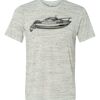 White Marble Unisex Poly-Cotton Short-Sleeve T-Shirt Thumbnail