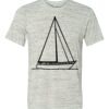 White Marble Unisex Poly-Cotton Short-Sleeve T-Shirt Thumbnail