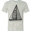 White Marble Unisex Poly-Cotton Short-Sleeve T-Shirt Thumbnail