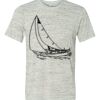 White Marble Unisex Poly-Cotton Short-Sleeve T-Shirt Thumbnail