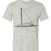 White Marble Unisex Poly-Cotton Short-Sleeve T-Shirt Thumbnail