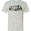 White Marble Unisex Poly-Cotton Short-Sleeve T-Shirt Thumbnail