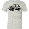 White Marble Unisex Poly-Cotton Short-Sleeve T-Shirt Thumbnail