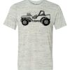 White Marble Unisex Poly-Cotton Short-Sleeve T-Shirt Thumbnail