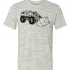 White Marble Unisex Poly-Cotton Short-Sleeve T-Shirt Thumbnail