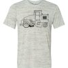 White Marble Unisex Poly-Cotton Short-Sleeve T-Shirt Thumbnail
