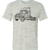 White Marble Unisex Poly-Cotton Short-Sleeve T-Shirt Thumbnail
