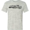 White Marble Unisex Poly-Cotton Short-Sleeve T-Shirt Thumbnail