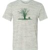 White Marble Unisex Poly-Cotton Short-Sleeve T-Shirt Thumbnail