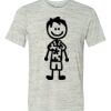 White Marble Unisex Poly-Cotton Short-Sleeve T-Shirt Thumbnail