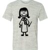 White Marble Unisex Poly-Cotton Short-Sleeve T-Shirt Thumbnail