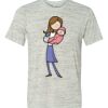 White Marble Unisex Poly-Cotton Short-Sleeve T-Shirt Thumbnail